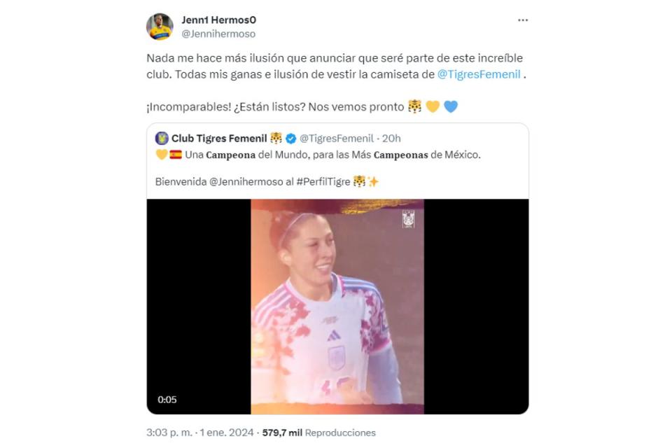 jenni hermoso tigres femenil