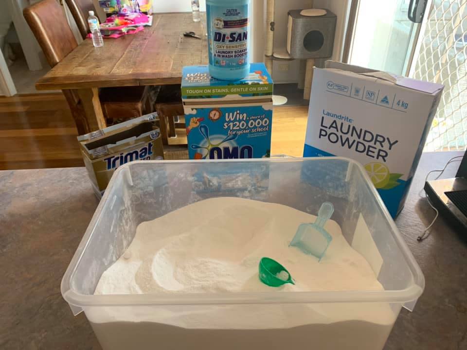 Mum's 'brilliant' laundry powder hack saves time and money. Photo: Facebook.