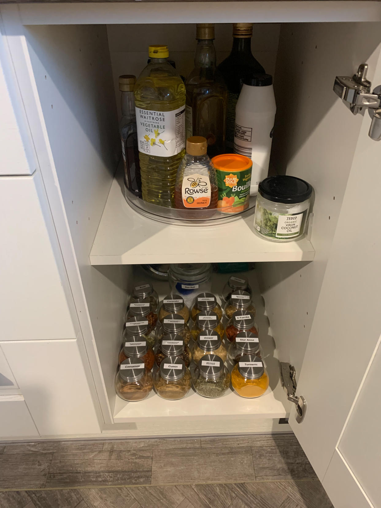 As well as wardrobes Harvey also sorts out kitchen cupboards. (Caters)