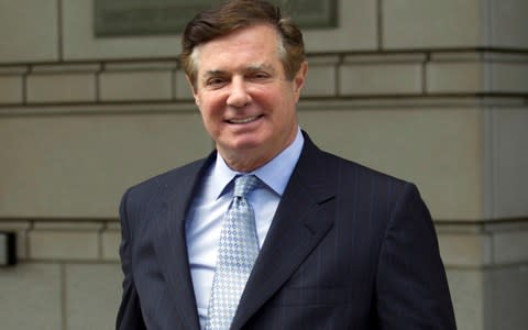 Paul Manafort is accused of lying to Robert Mueller's inquiry - Credit: AP