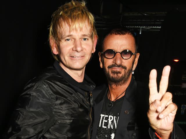 David M. Benett/Dave Benett/Getty Zak Starkey and Ringo Starr in 2016