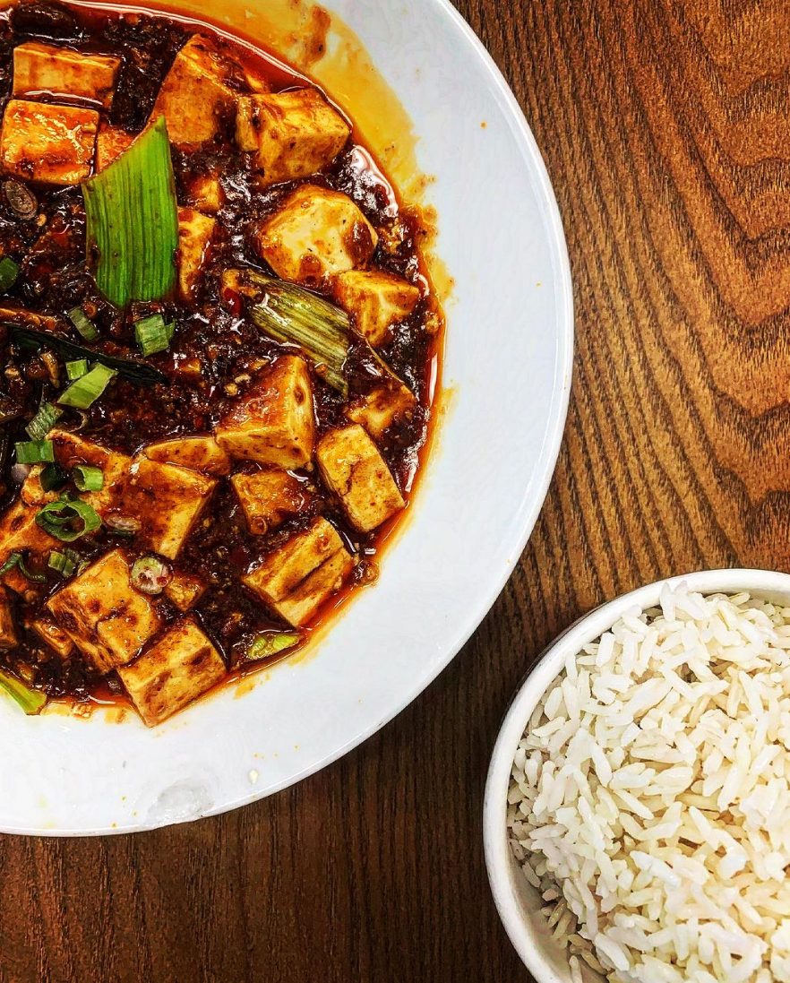 Mapo tofu at Sichuan Bistro, in Mason.