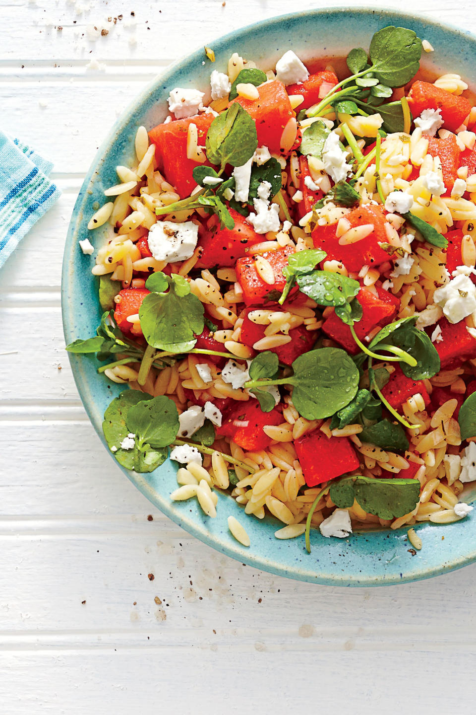 Watermelon-and-Feta Orzo Salad