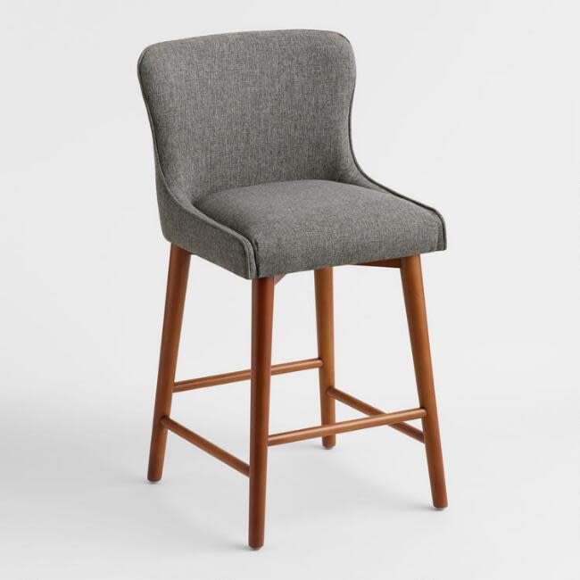 Wingback Zarah Upholstered Counter Stool (Photo: World Market)