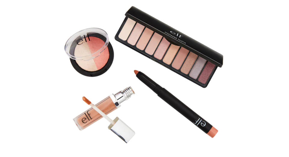 e.l.f. Cosmetics Rose Gold Look Makeup Gift Set 