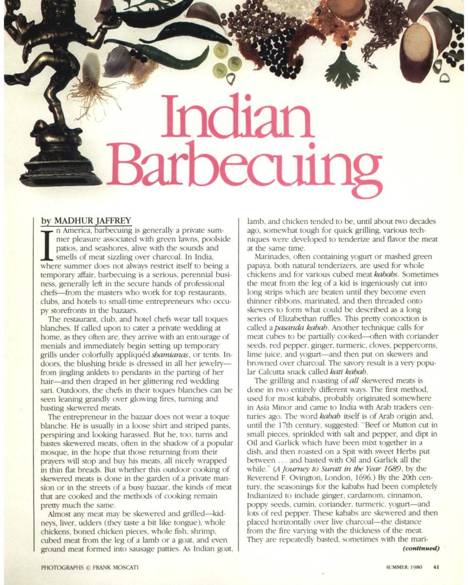 Indian Barbecuing