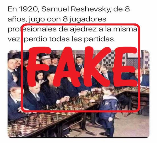 Foto histórica de 1997. Nos Estados Unidos, Samuel Reshevsky, um