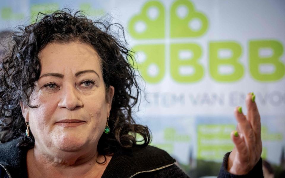 Caroline van der Plas, the leader of the BBB - Sem van der Wal/AFP