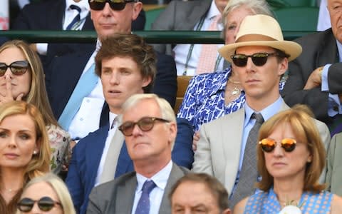 Benedict Cumberbatch was among the crowd - Credit: Eddie Mulholland for The Telegraph 