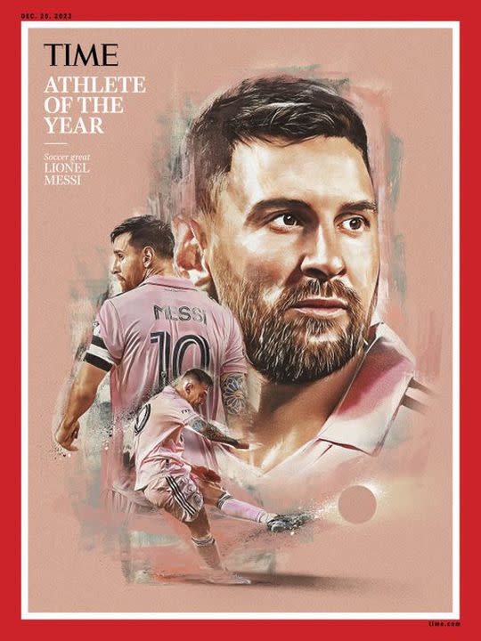 La portada de la revista TIME con Leo Messi