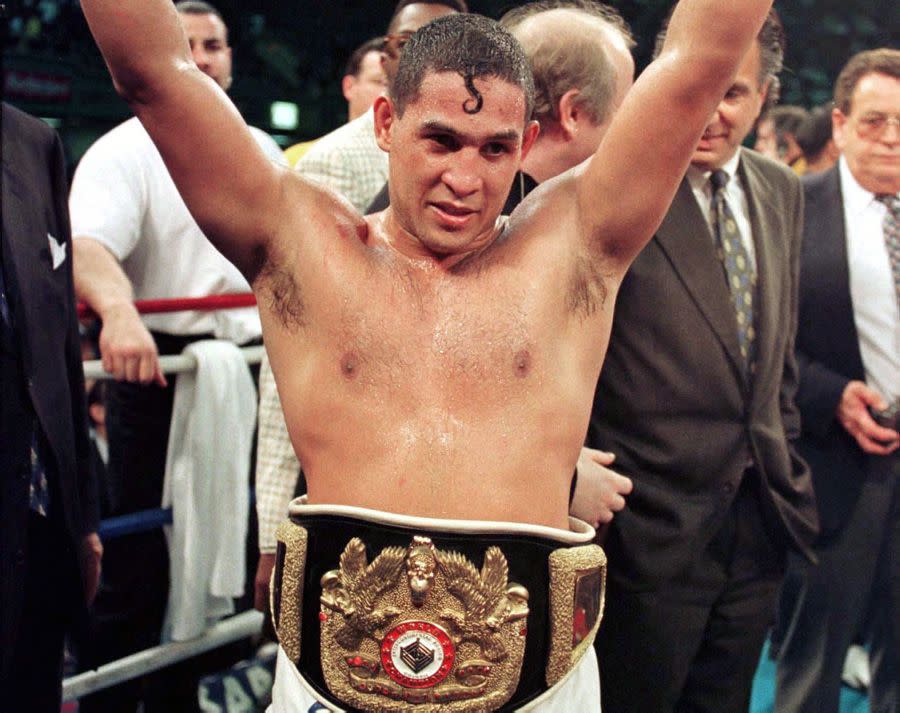 Hector 'Macho' Camacho (Nov. 24, 2012): The former championship boxer died on Nov. 24, 2012 at the hospital in Puerto Rico where he has been unconscious since he was shot in the face in an attack in his hometown. 50-year-old Camacho went into cardiac arrest in the pre-dawn hours and he was then taken off life support and died shortly thereafter. Camacho, who grew up in 'Spanish' Harlem won super lightweight, lightweight and junior welterweight world titles in the 1980s and fought high-profile bouts against Felix Trinidad, Julio Cesar Chavez and Sugar Ray Leonard while compiling a career record of 79-6-3.