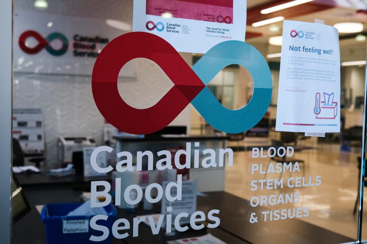 A plasma donation centre will open in Windsor on Jan. 17.  (Jeff McIntosh/The Canadian Press - image credit)