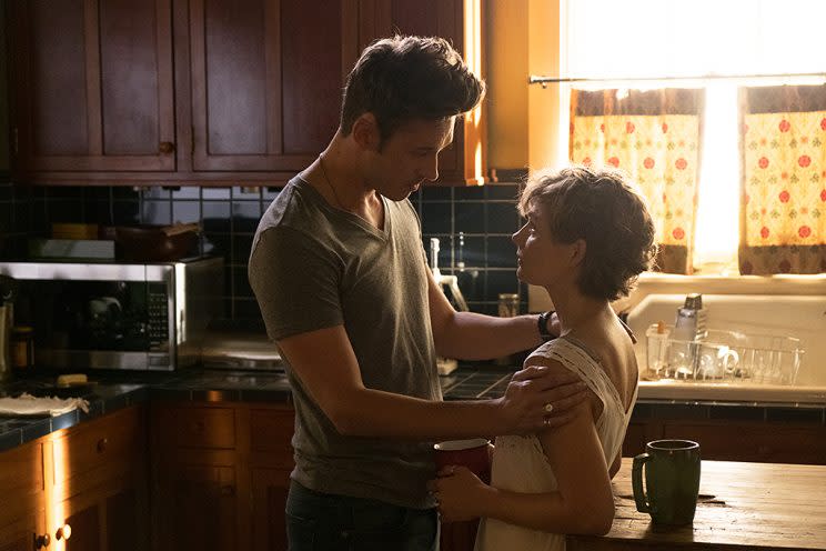 Sam Palladio as Gunnar Scott and Clare Bowen as Scarlett O’Connor in CMT’s ‘Nashville.’ (Photo: Mark Levine/CMT)