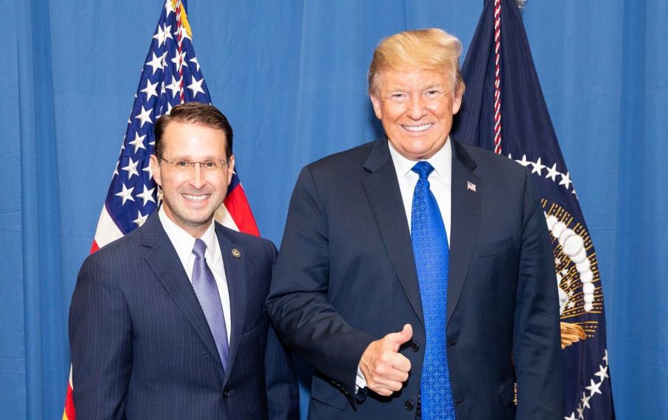 U.S. Attorney Michael Dunavant with President Donald Trump, who appointed him. (Photo: Shealah Craighead/White House Photo via Twitter)