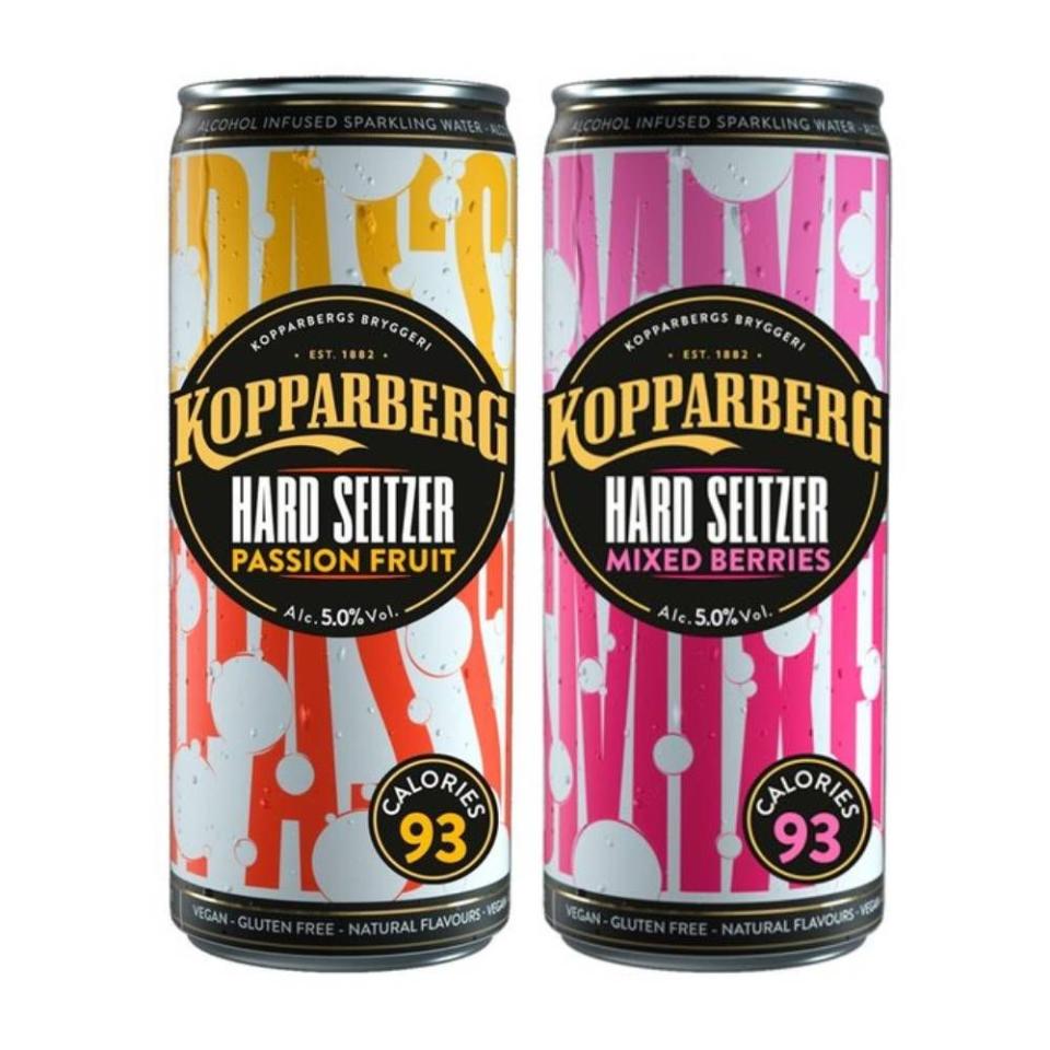 <p>Enjoy the taste of Passionfruit and Mixed Berries Kopparberg in a lighter form, with their new hard seltzer. Made with natural fruit flavour and at 93 calories a can, these 5% alcohol will be your new go-to.</p>