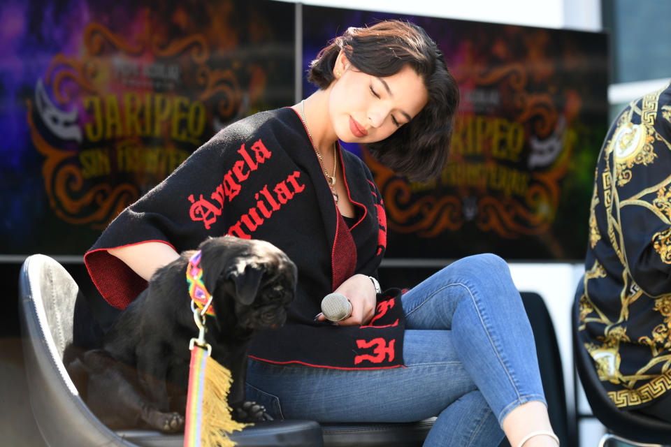 Angela Aguilar. (Photo by JC Olivera/Getty Images)