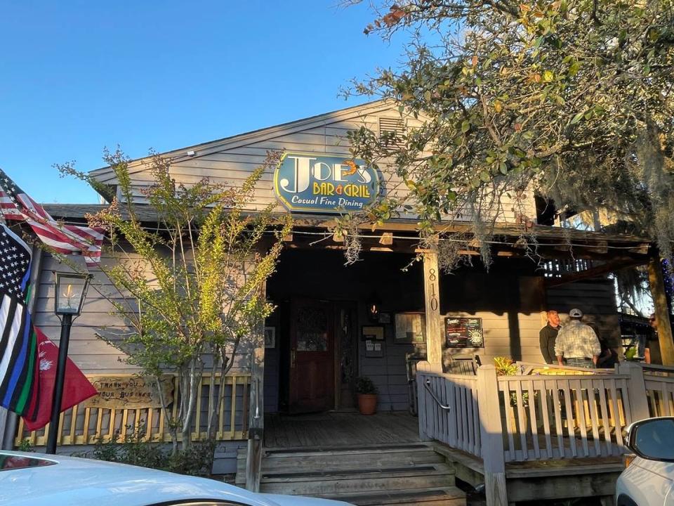 Joe’s Bar and Grill in North Myrtle Beach is a casual fine dining spot. Diners are treated to a show as raccoons come to eat bread and leftovers offered by customers. March 29, 2024