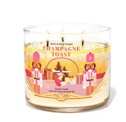 <p><a href="https://go.redirectingat.com?id=74968X1596630&url=https%3A%2F%2Fwww.bathandbodyworks.com%2Fp%2Fchampagne-toast-3-wick-candle-026736833.html&sref=https%3A%2F%2F" rel="nofollow noopener" target="_blank" data-ylk="slk:Shop Now;elm:context_link;itc:0;sec:content-canvas" class="link ">Shop Now</a></p><p>Champagne Toast 3-Wick Candle</p><p>bathandbodyworks.com</p><p>$24.95</p>