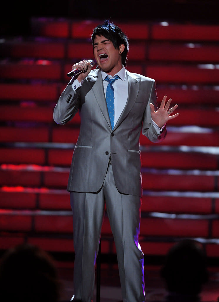 Adam Lambert performs "A Change Is Gonna Come" by Sam Cooke (Simon Fuller's Choice) on "American Idol."