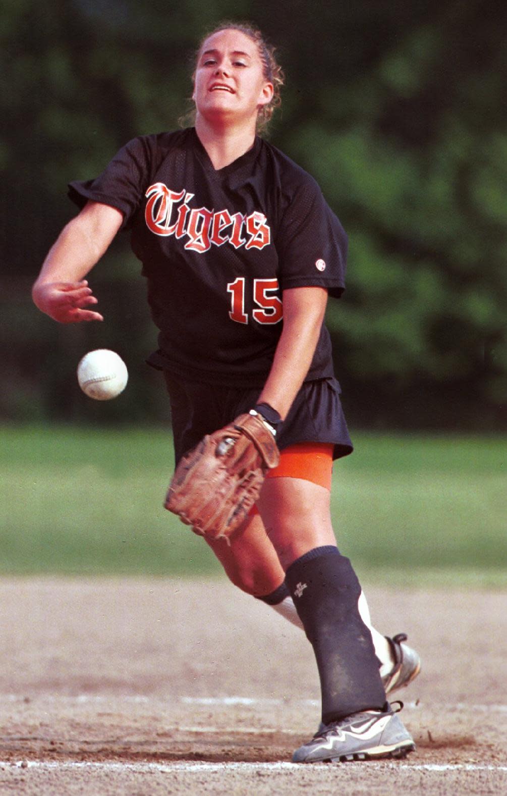 Union-Endicott's Nikki Matisi pitches in a 1999 game.