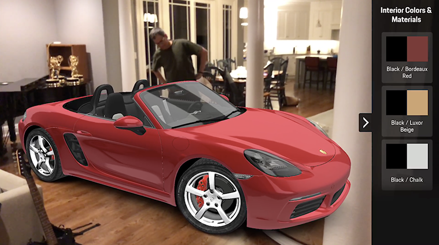 Now you can see just what a $90,000 Porsche would look like in your home!