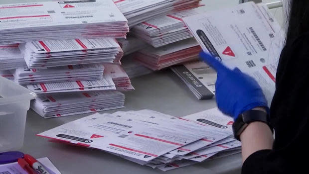 Washington State voters cast their ballots by mail - an option many millions more Americans are expected to use this fall instead of showing up at the polls during the pandemic.  / Credit: CBS News