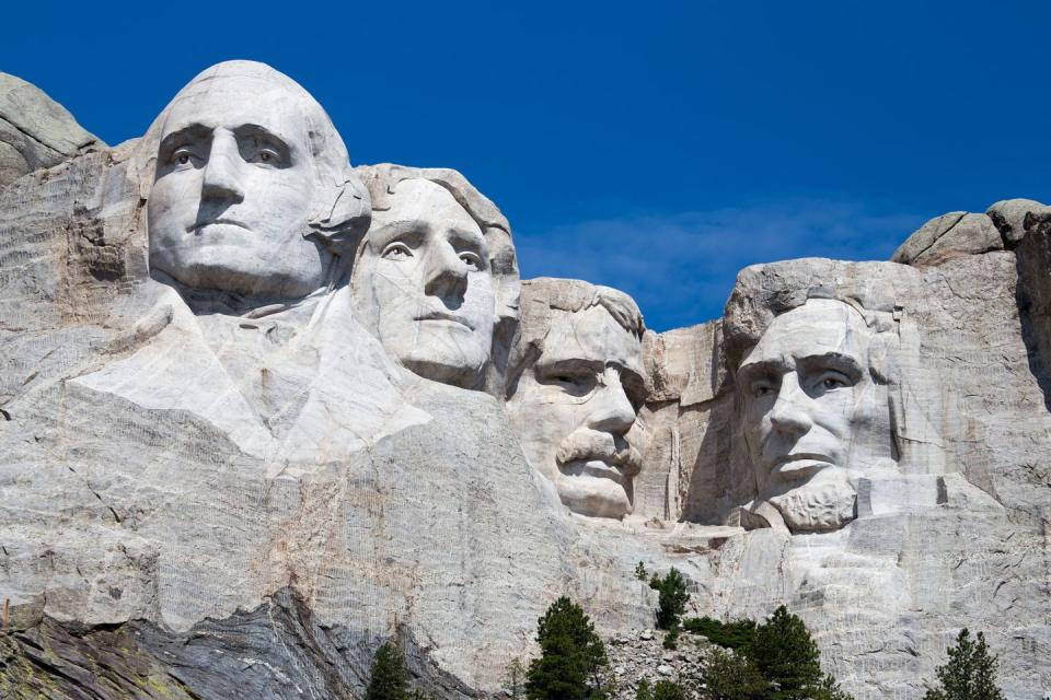 5) Mount Rushmore National Memorial — South Dakota