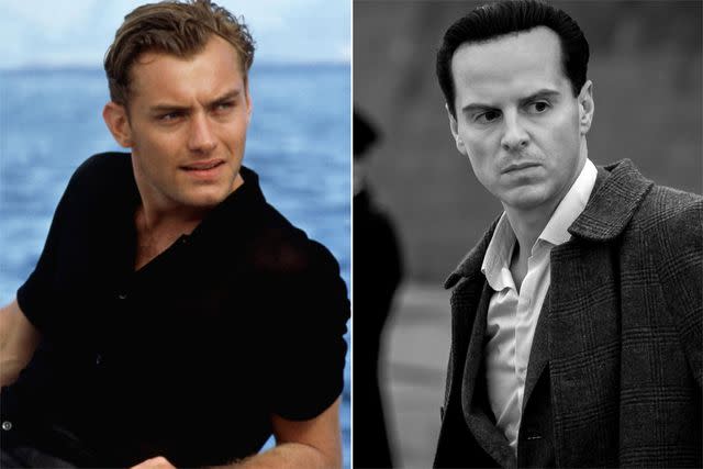 <p>Miramax/courtesy Everett; Lorenzo Sisti/Netflix/Courtesy Everett</p> Jude Law in 'The Talented Mr. Ripley'; Andrew Scott in 'Ripley'