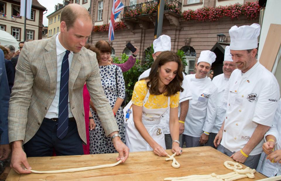 Kate Middleton y el príncipe William se vuelven panaderos