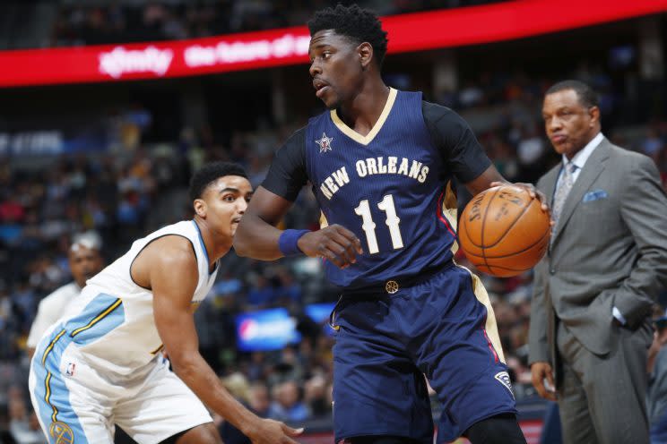 Jrue Holiday averaged 15.4 points and 7.3 assists this past season. (AP)