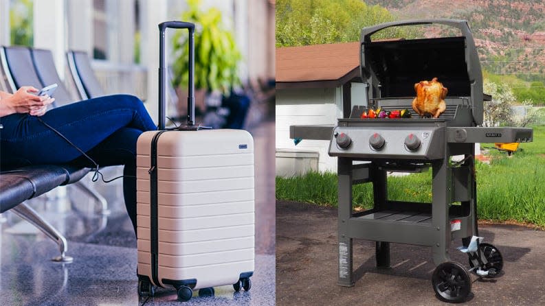 Save on luggage, grills, and more in March.