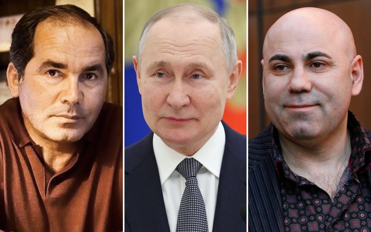 Farkhad Akhmedov (left), Vladimir Putin and Iosif Prigozhin - Webgrab, AFP and Reuters/Alamy