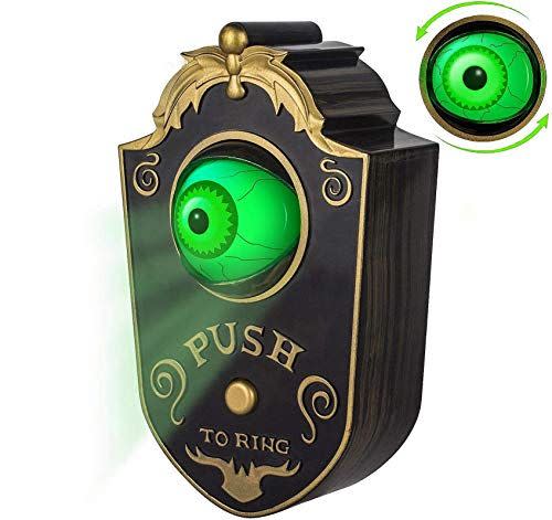 <p><strong>Nobie vivid</strong></p><p>amazon.com</p><p><strong>$29.99</strong></p><p>When trick-or-treaters press the doorbell, a green eye will pop out to give them a once-over and spook them with scary sounds. Just what you need to keep the trespassers away. </p>