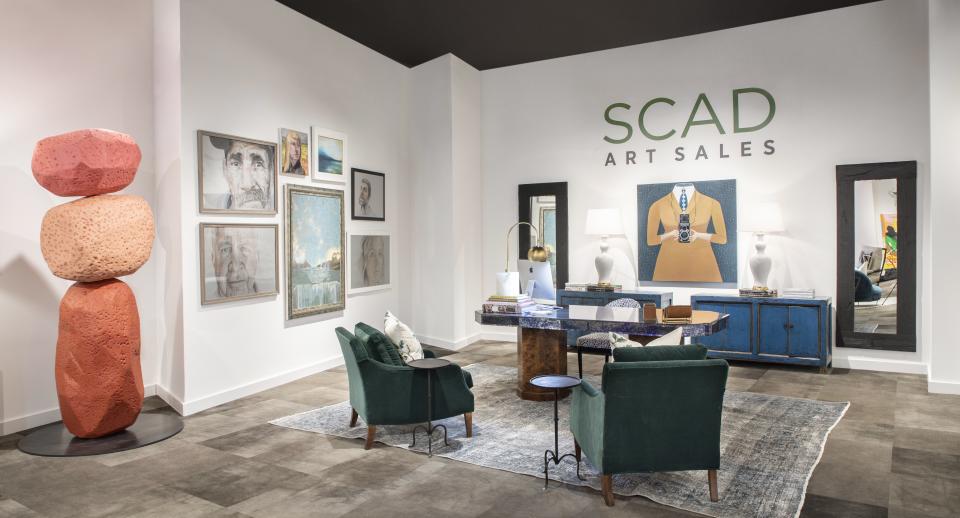 The SCAD Art Sales gallery.