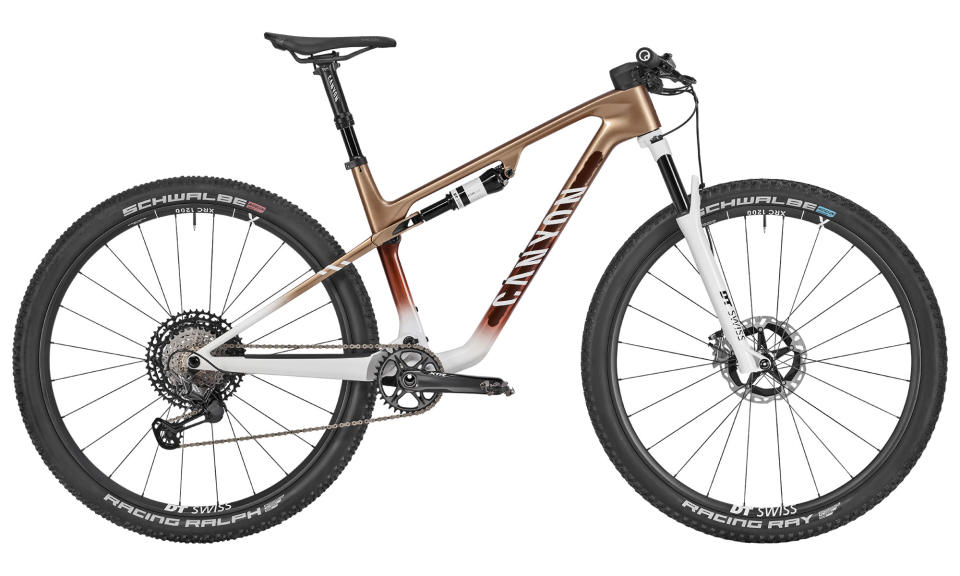 Limited edition Canyon Lux World Cup CFR Untamed XC MTB, with unreleased carbon DT Swiss XRC 1200 wheels