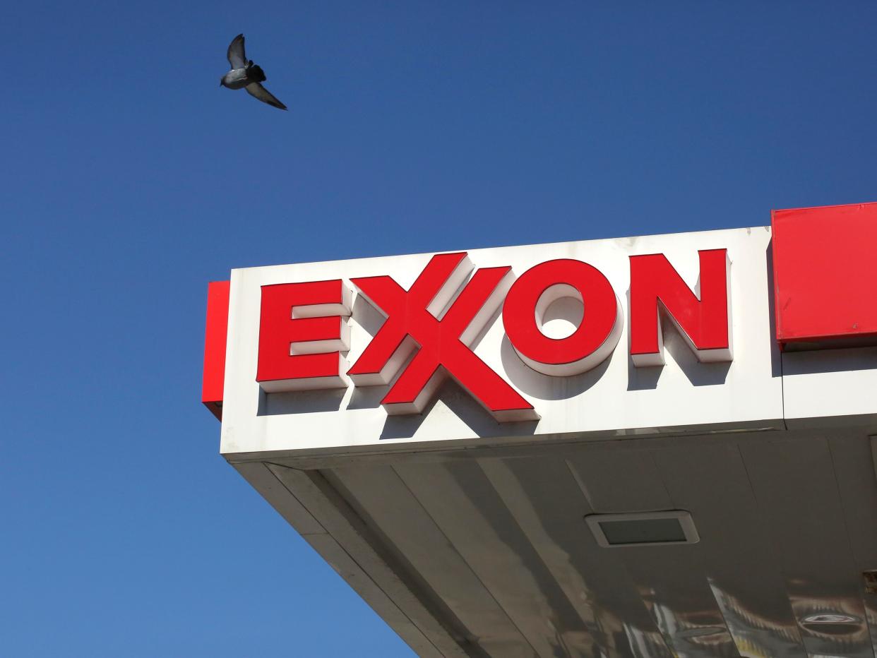 Exxon gas station