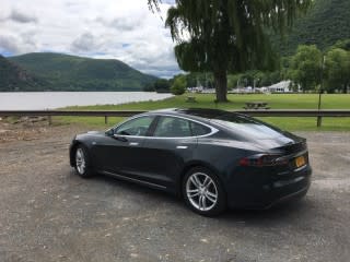 2013 Tesla Model S, in July 2017 [photo: David Noland]