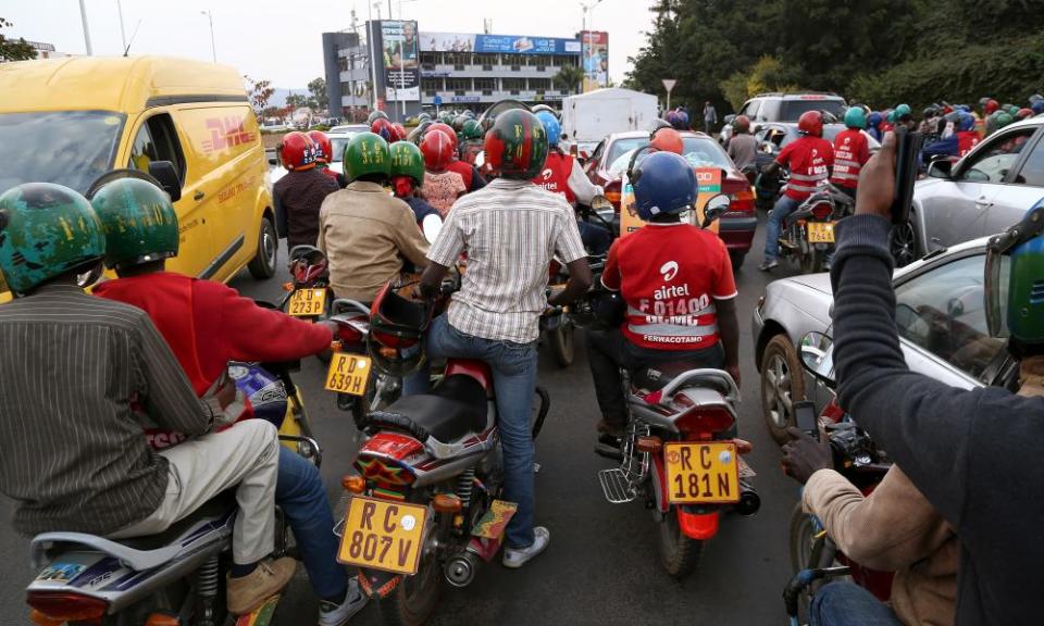 ‘Lendwithcare’s recent funding targets include a taxi rider in Rwanda hoping to purchase a new moped.’