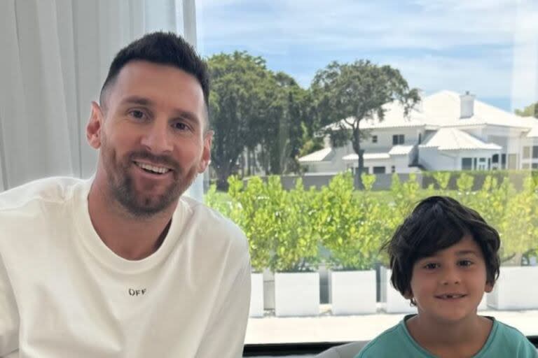 Leo Messi mostró el almuerzo que compartió con Ciro y todos se sorprendieron al ver qué comida eligieron (Foto: Instagram @leomessi)