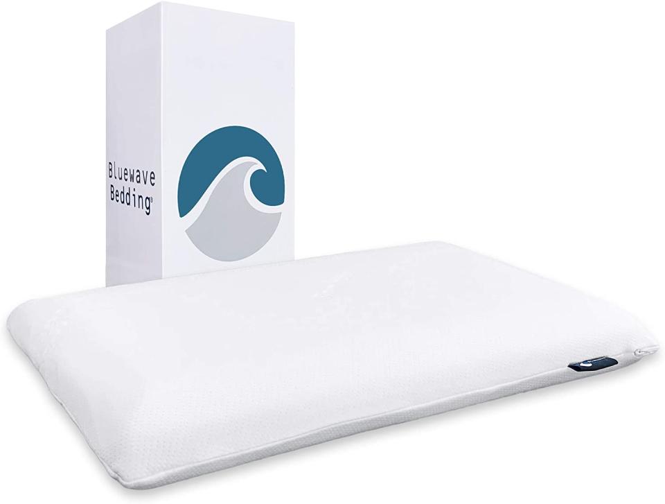 Bluewave Bedding Super Slim Gel Memory Foam Pillow