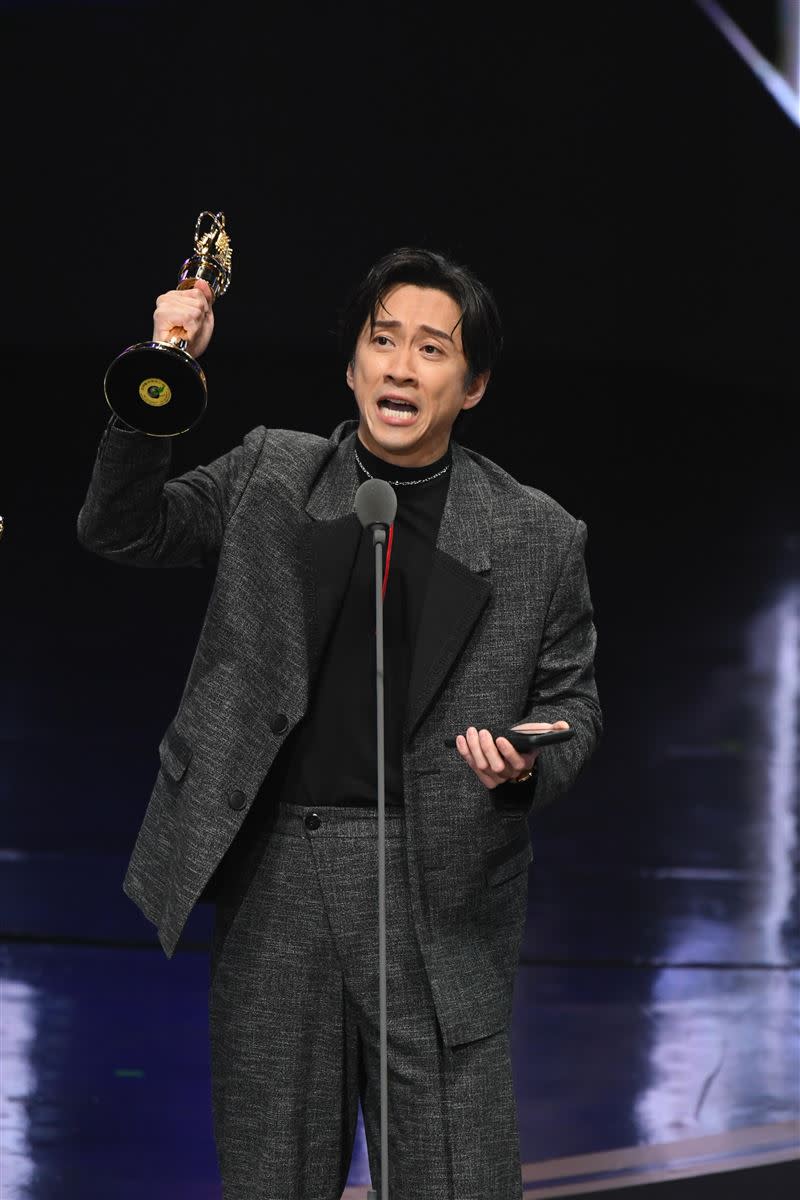 《綜藝大熱門》今年得獎，吳宗憲、LULU（黃路梓茵）、陳漢典（圖）獲得金鐘58「綜藝節目主持人獎」。