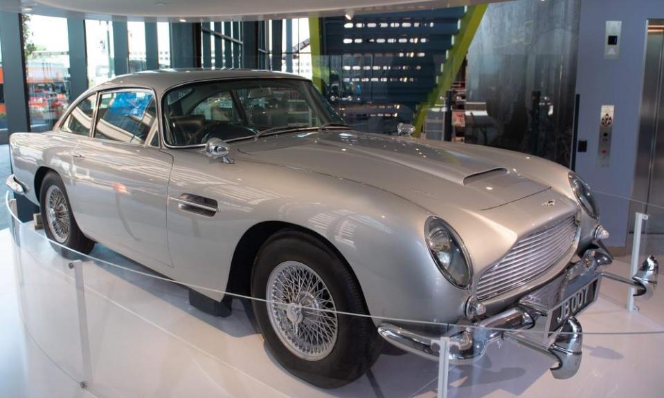 The name’s Martin, Aston Martin … Bond’s famous car.