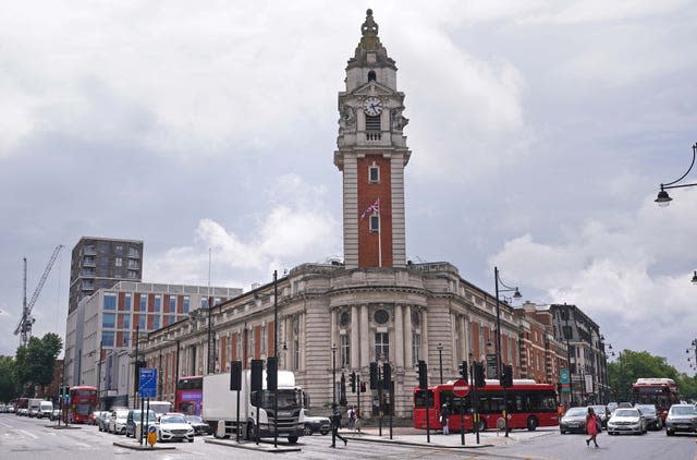 Lambeth Town Hall (Yui Mok/PA)