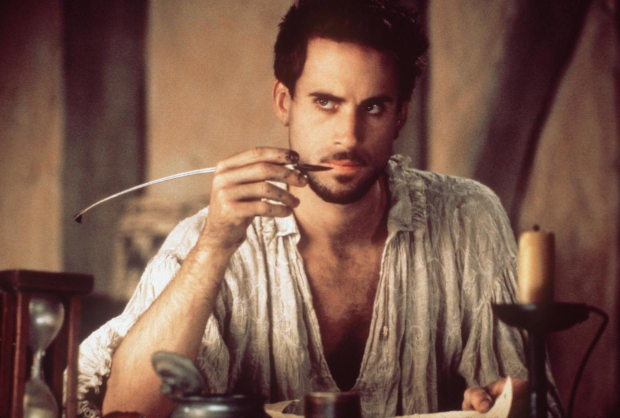 <span>Joseph Fiennes portrays the title character in the movie "Shakespeare in Love." </span><span>Photograph: Laurie Sparham/AP</span>