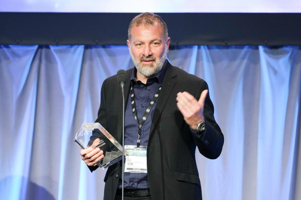 Jed Mercurio at the 40th anniversary Banff Media World Media Festival on June 10, 2019. (Photo by Phillip Chin/Getty Images)