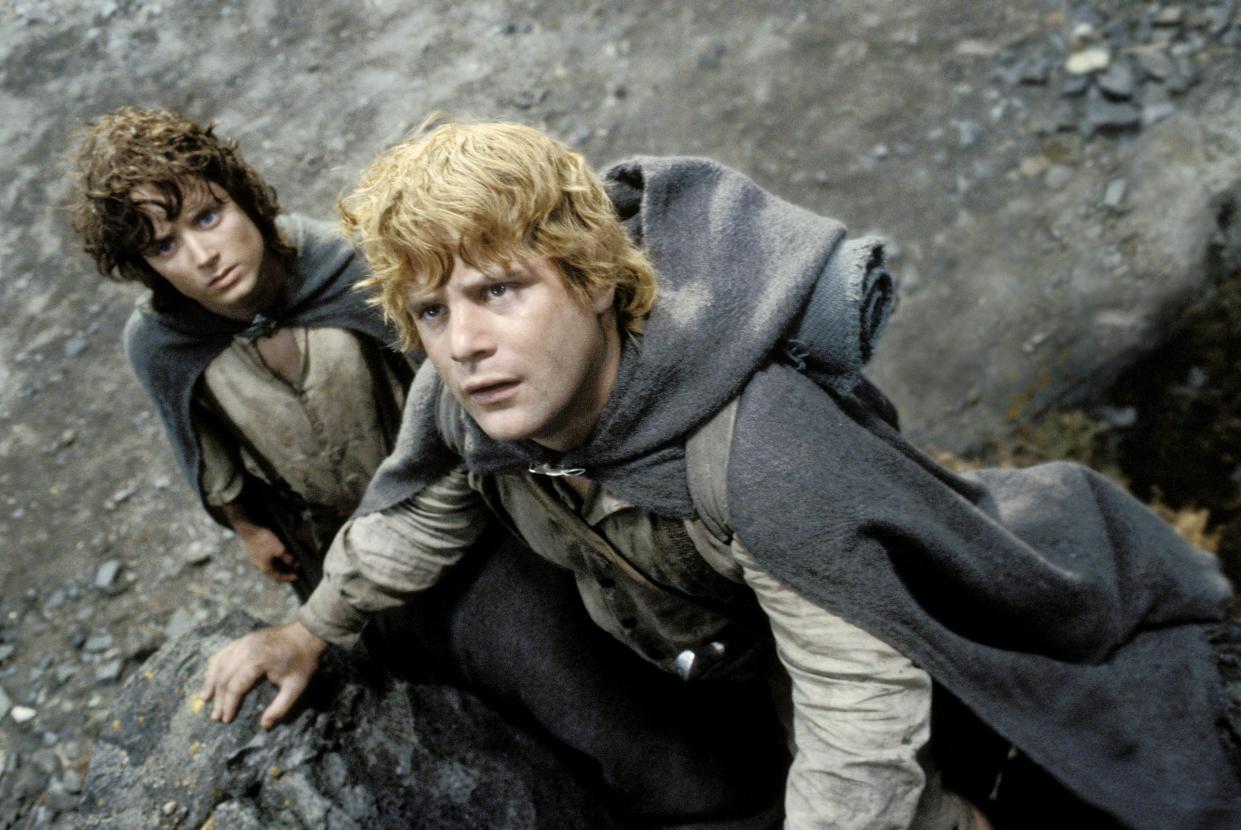 Frodo (Elijah Wood) and Samwise (Sean Astin) reach their destination in Lord of the Rings: Return of the King. (Warner Bros.)