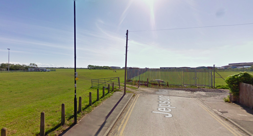 The incident took place at Common Edge Playing Fields in Blackpool. (Google)