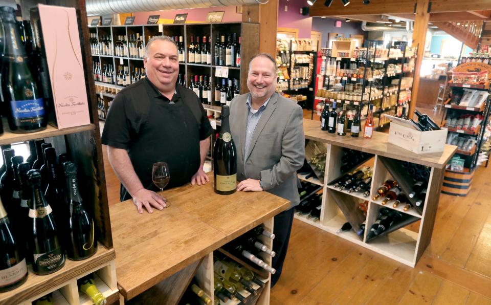 Co-owners Beau Schmidt and Jeff Lynch opened Beau's Market & Deli in Copley this year.