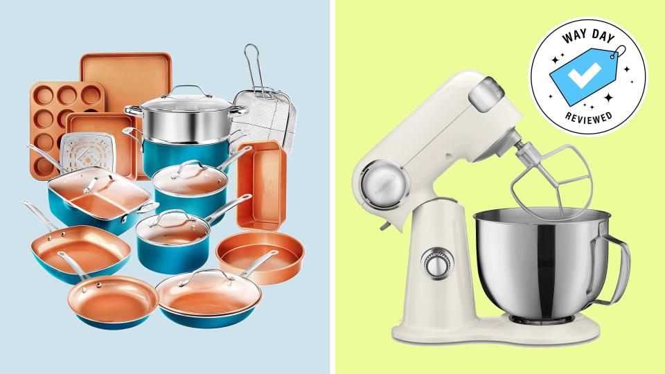 Wayfair's Way Day 2022 sale has some stellar kitchen deals on mixers, baking pans and more.