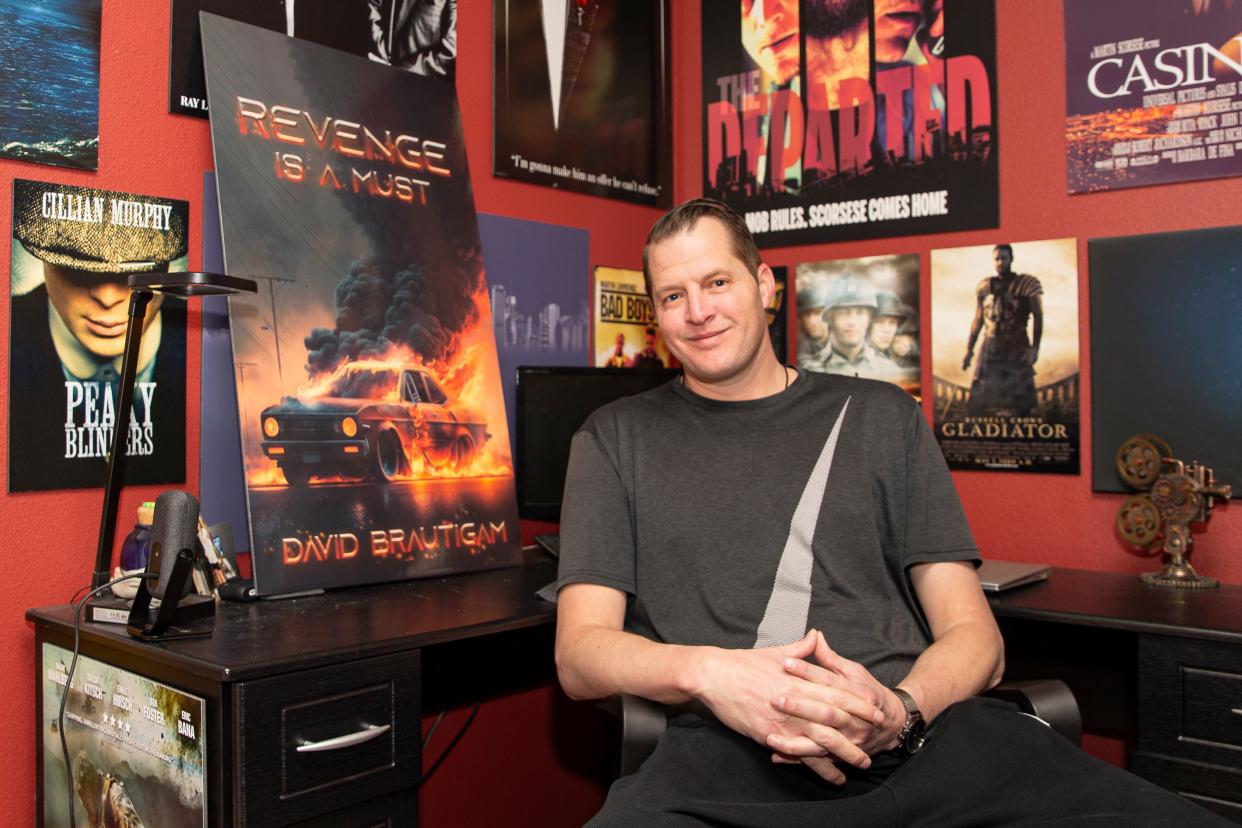 David Brautigam, of Silverton, is a youth basketball coach and screenwriter, who soon release his first book, a crime drama titled "Revenge is a Must."